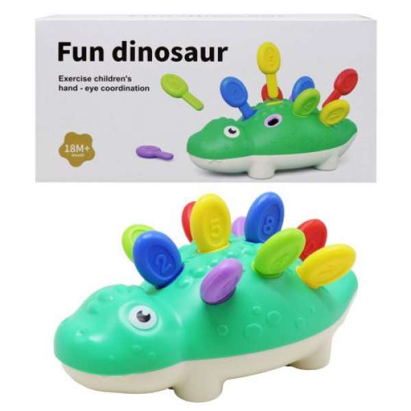 Іграшка Сортер Динозавр кольори та цифри