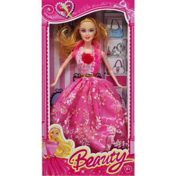Лялька "Beauty" в рожевому, 28 см (вид 1)