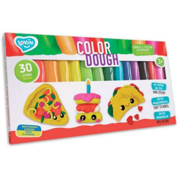 Набір тіста для ліплення Color Dough (30 шт)