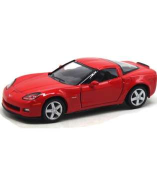 Машинка металева Chevrolet Corvette Z06 2007, червоний