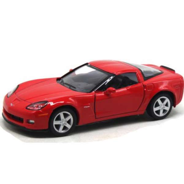 Машинка металева Chevrolet Corvette Z06 2007, червоний