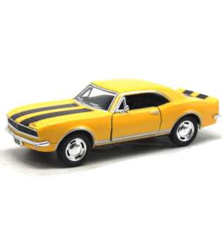 Машинка металева Chevrolet Classic Camaro Z/28 1967, жовтий