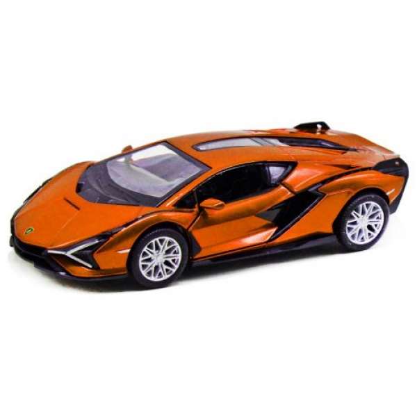 Машинка металева Lamborghini Sian FKP 37, помаранчевий