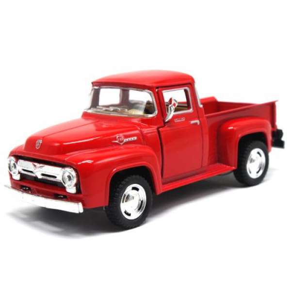 Машинка металева Ford F-100Pickup 1956, червоний