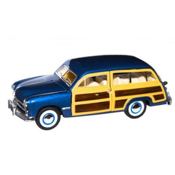 Машинка металева Ford Woody Wagen 1949, синій