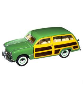 Машинка металева Ford Woody Wagen 1949, зелений