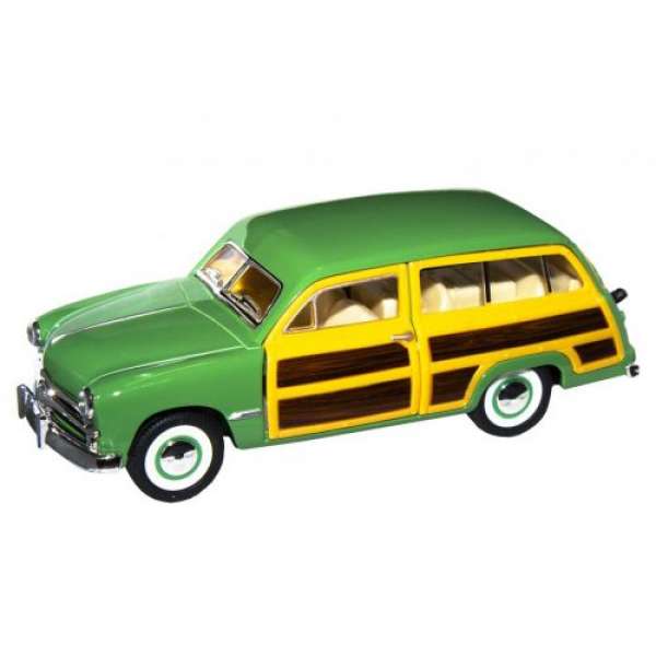 Машинка металева Ford Woody Wagen 1949, зелений