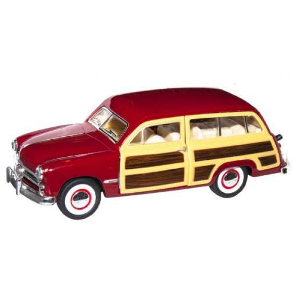 Машинка металева Ford Woody Wagen 1949, червоний
