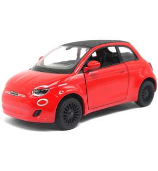 Машинка металева Fiat 500E, червоний