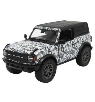 Машинка металева Ford Bronco Camo Edition, сірий