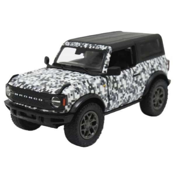 Машинка металева Ford Bronco Camo Edition, сірий