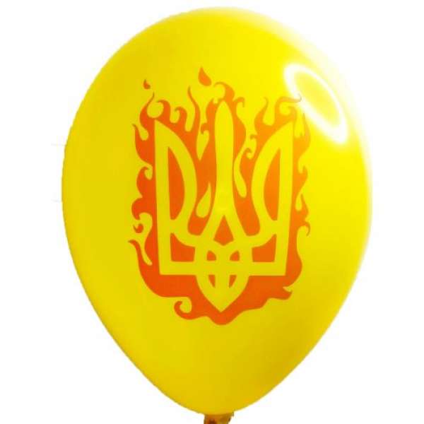 Кульки латексні Герб України (100 шт)