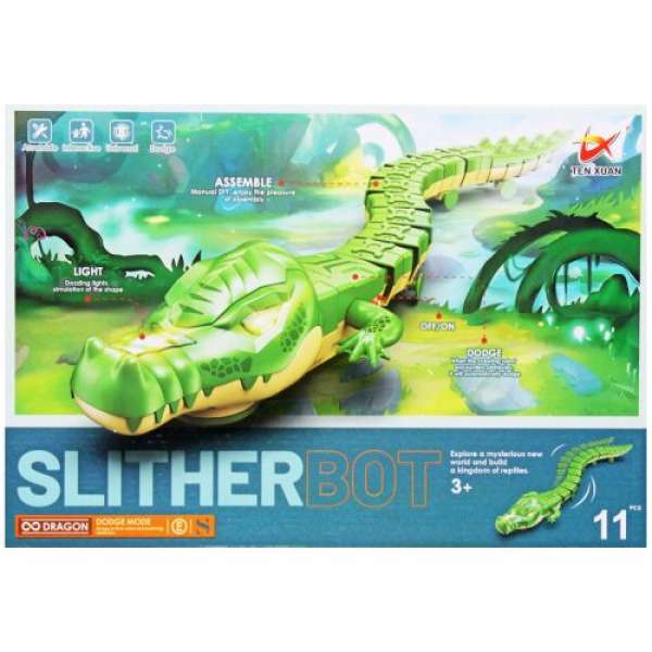 Інтерактивна машинка "SlitherBot: Крокодил"