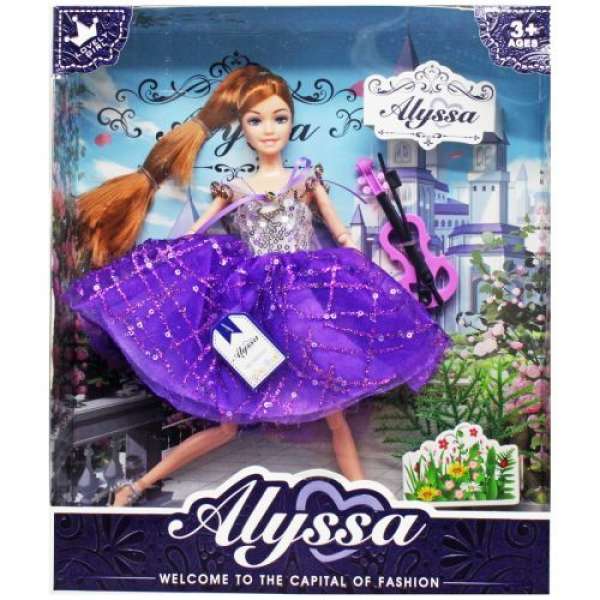 Лялька "Alyssa" зі скрипкою (28 см)