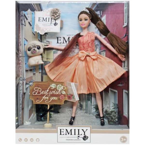 Лялька Emily 29 см, коробка