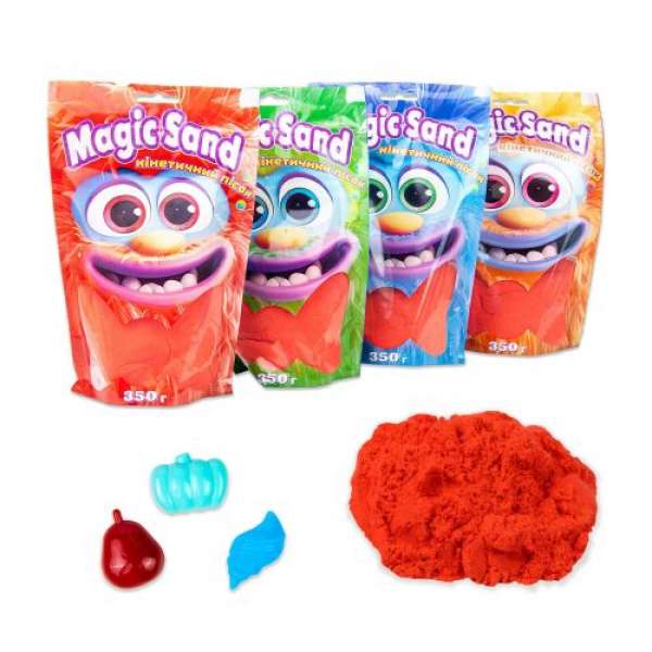 Кінетичний пісок "Magic Sand", 350 г (червоний)