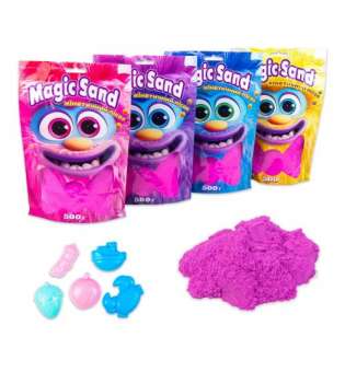 Magic sand в пакеті 39403-4 фіолетовий, 0,500 кг