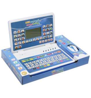 Дитячий ноутбук "Мій перший компʼютер" (блакитний) Wtoys