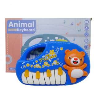 Піаніно дитяче "Animal kingdom" (синій)