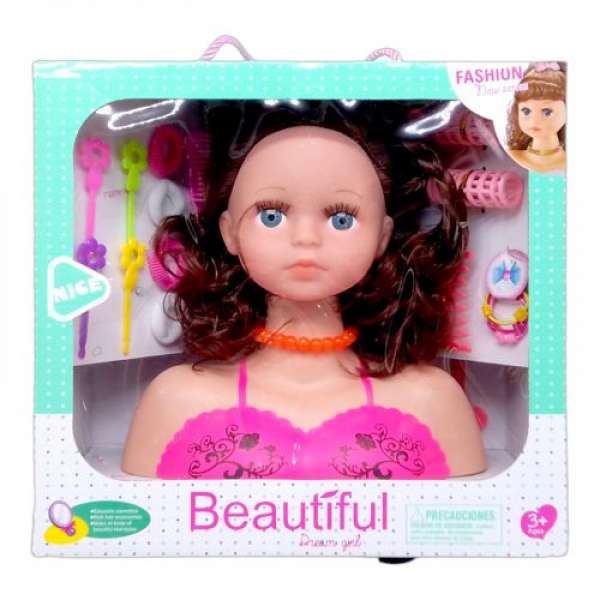 Лялька-манекен для зачісок "Dream girl" (шатенка)