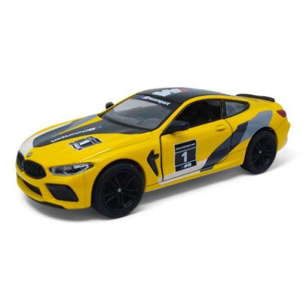 Машинка Kinsmart BMW M8 Competition Coupe 5, жовта