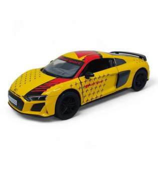 Машинка Kinsmart Audi R8 Coupe 5, жовта