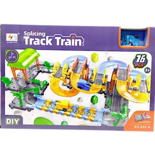 Трек з локомотивом "Track Train", 76 деталей