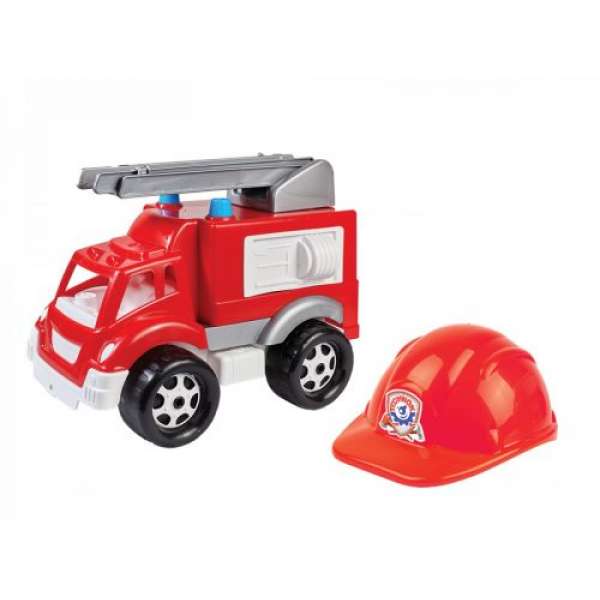 Машинка з каскою Малюк-Пожежник ТехноК