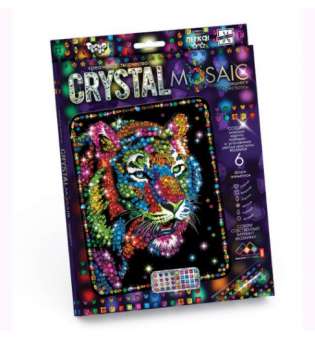 Набір для креативної творчості "CRYSTAL MOSAIC", "Тигр"