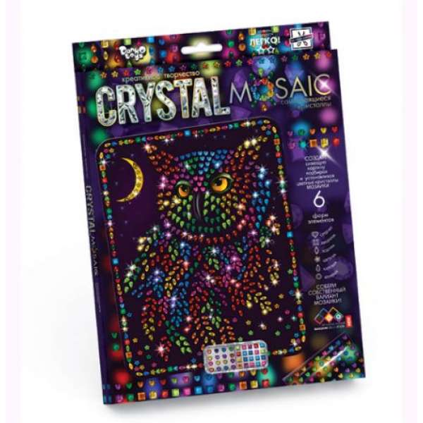 Набір для креативної творчості "CRYSTAL MOSAIC", "Філін"