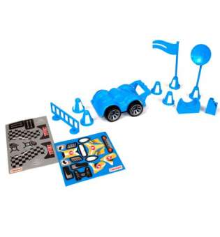 Іграшка-конструктор "Автоклуб", 31 деталь (синій)
