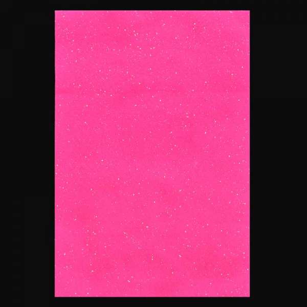 Набір Фетр Santi м'який з гліт., рожевий, 21 * 30см (10л)
