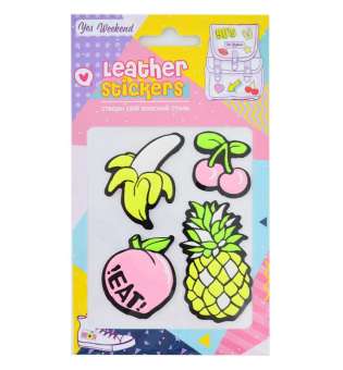 Набір наклейок YES Leather stikers "Exotic fruits"