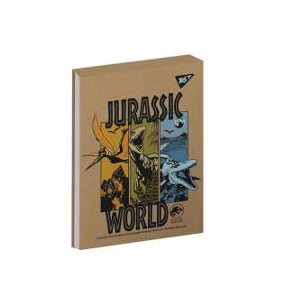 Блокнот YES Jurassic World 80 аркушів клітинка