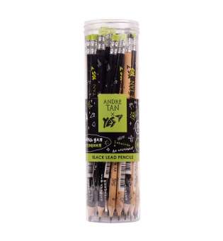 Олівець чорнографітний YES by ANDRE TAN - ціна за 36
 шт.