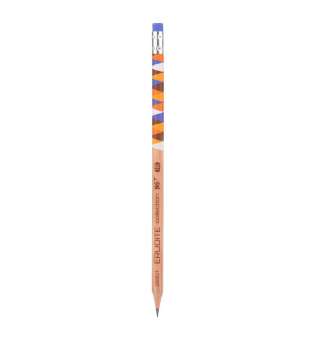 Олівець чорнографітний YES Erudite Collection Erudite Collection шестигранный з ластиком - ціна за 36
 шт.
