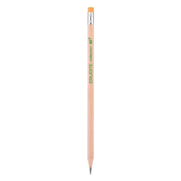 Олівець чорнографітний YES ECO Pencil Erudite трикутний з ластиком - ціна за 36
 шт.