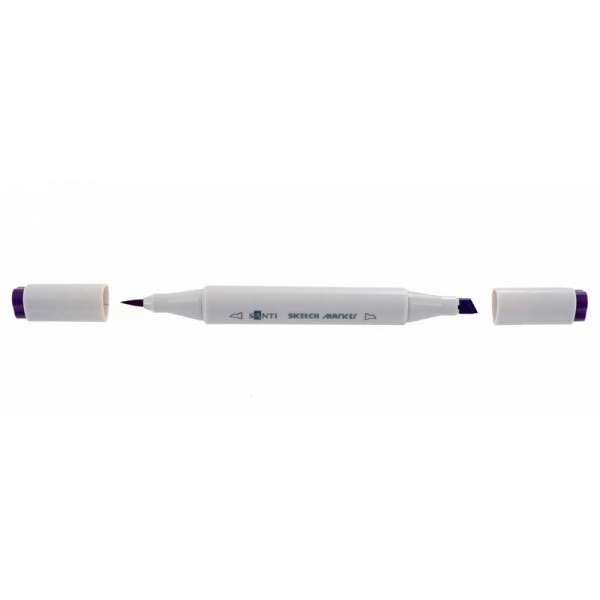 Маркер "SANTI sketch" SM-09, фіолетовий - ціна за 6
 шт.