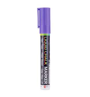 Крейдяний маркер SANTI, фіолетовий, 5 мм, 9шт/туб - ціна за 9
 шт.
