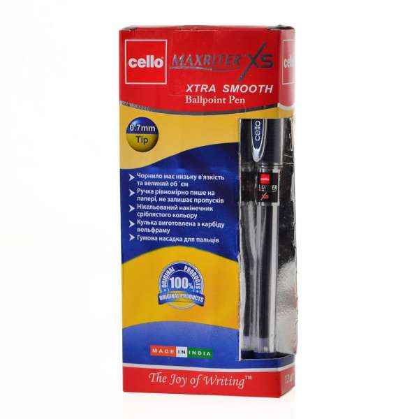 Ручка кулькова CELLO Maxriter XS 0,7 мм синя - ціна за 12
 шт.