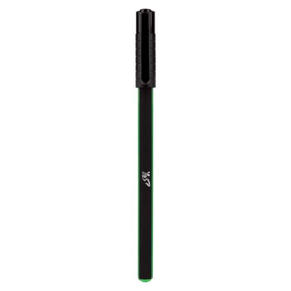 Ручка кулькова YES Triangular Black 0,7 мм синя - ціна за 25
 шт.