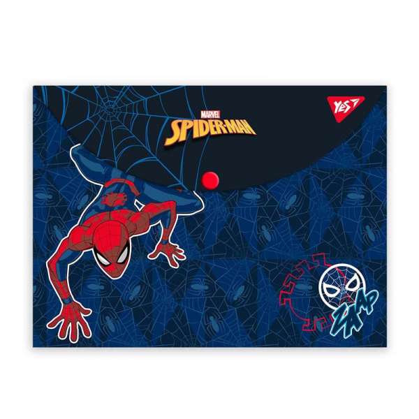 Папка-конверт YES на кнопці А4 Marvel.Spiderman - ціна за 12
 шт.