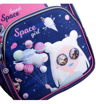 Рюкзак шкільний напівкаркасний YES S-40 Space Girl