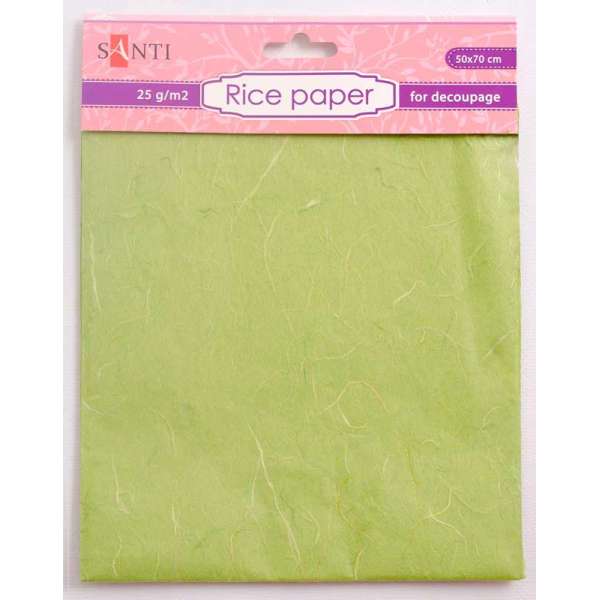 Рисовий папір, зелена, 50 * 70 см