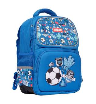 Рюкзак шкільний 1Вересня S-105 "Football", синій