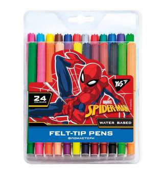 Фломастери YES 24 кольори Marvel.Spiderman