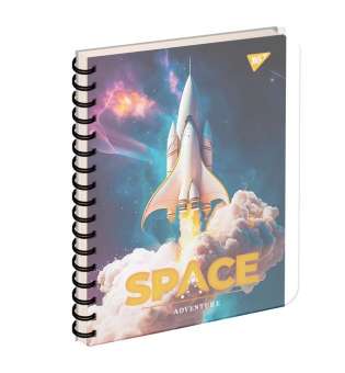 Зошит для записів YES А5 144 аркуша пл.обкл. Space adventure