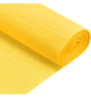 Папір гофрований SANTI жовтий 230% рулон 50*200см