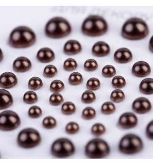 Перлини SANTI самоклеючі шоколадні, 50 шт