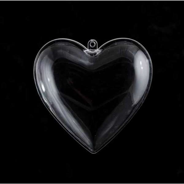 Набір пластикових форм Santi "Серце", 10см, 5 шт/уп